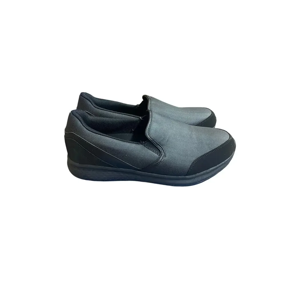 Tred Safe Ortho Pro Men's Comfort Work Shoes 11 Black Slip On Slip Resistant